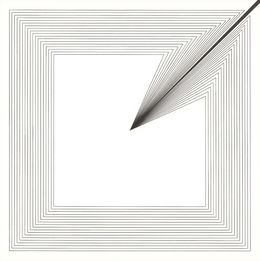 Dessin, Illusion III - Série graphique courbe et traits, Christophe Czerwinski