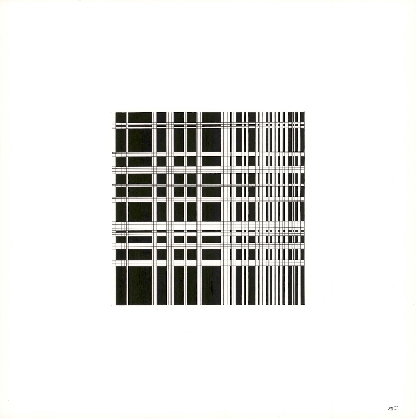 Christophe Czerwinski, Expression III - Série graphique courbe et traits Christophe Czerwinski, Expression III - Série graphique courbe et traits