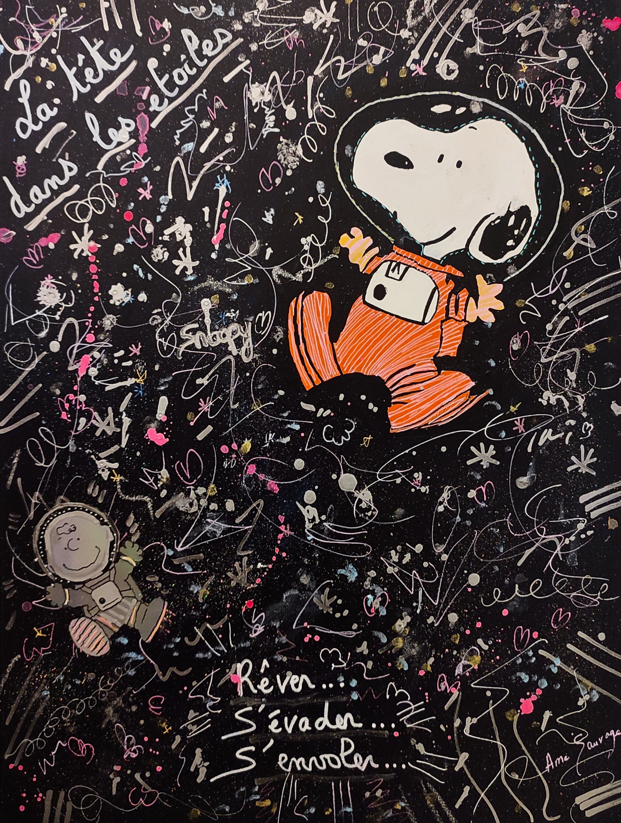 Âme Sauvage, Snoopy cosmonaute Âme Sauvage, Snoopy cosmonaute