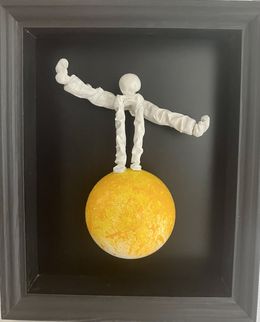 Painting, Equilibre jaune, Bernard Saint-Maxent