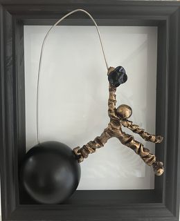 Painting, La planète noire, Bernard Saint-Maxent