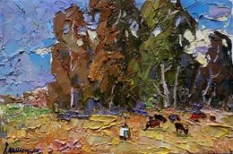 Painting, Near the forest, Ivanyuk Oleksiy