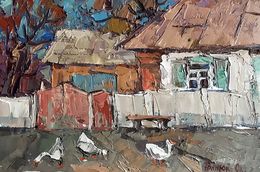 Peinture, Near the yard, Ivanyuk Oleksiy
