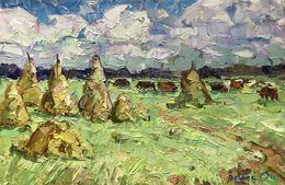 Painting, Morning meadows, Ivanyuk Oleksiy