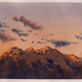 Painting, Illimani, Edgar Quispe