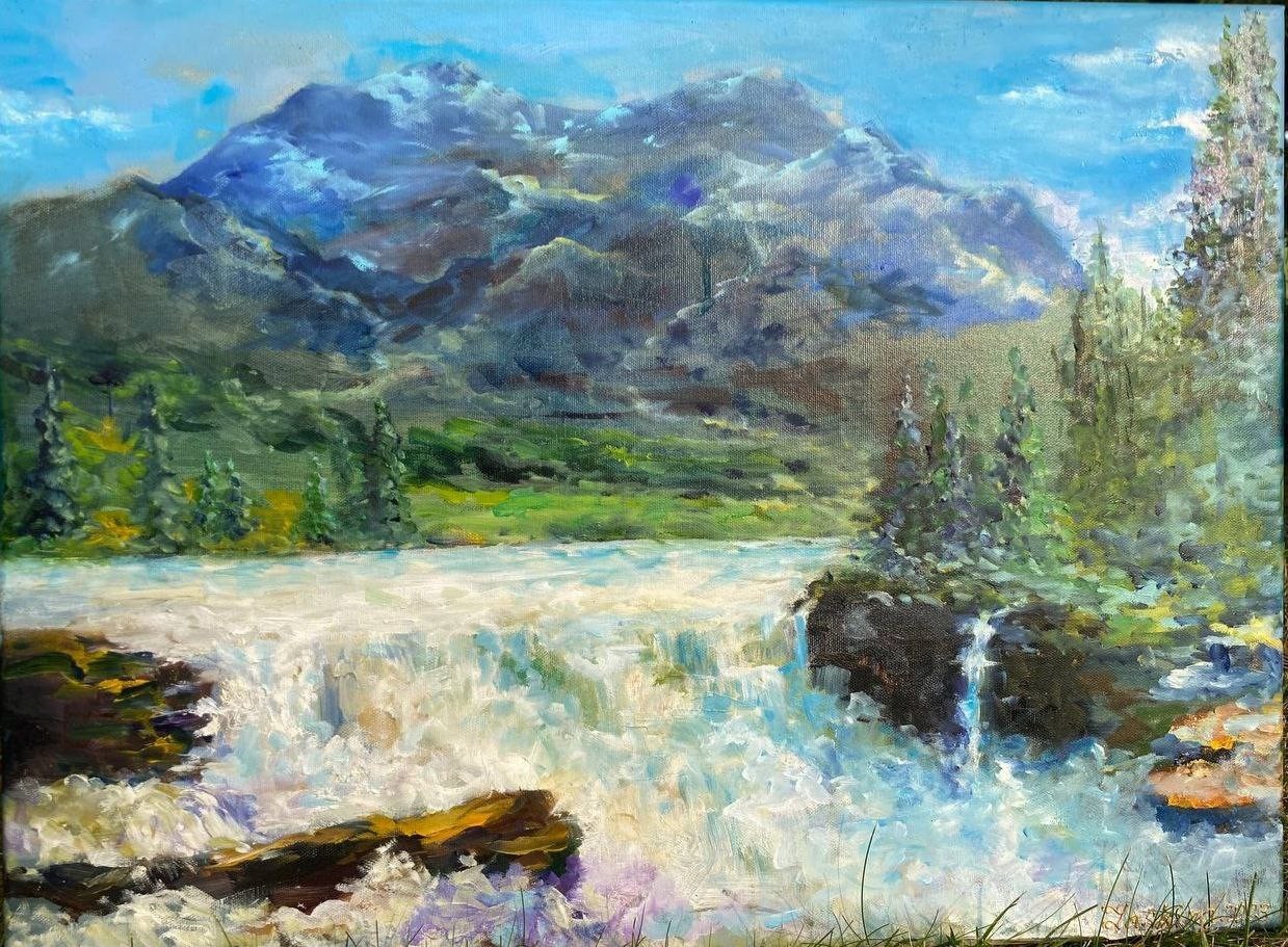 Alexandra Laskina, Athabasca fall Alexandra Laskina, Athabasca fall