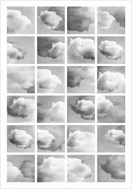 Drucke, Window Clouds Black & White, Angela Cameron