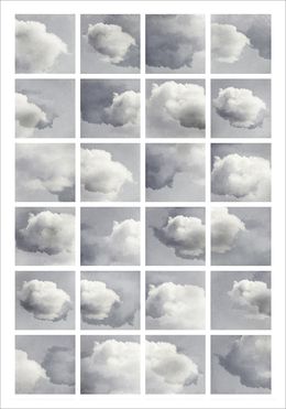 Drucke, Window Clouds Blue, Angela Cameron