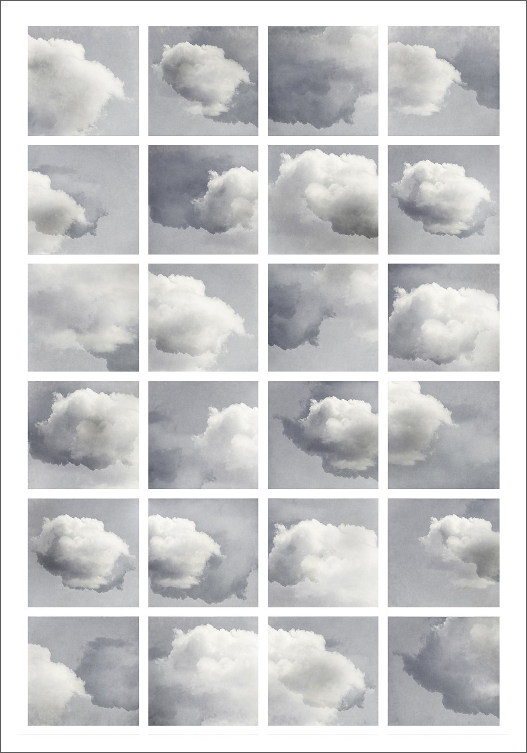 Angela Cameron, Window Clouds Blue Angela Cameron, Window Clouds Blue