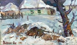 Gemälde, Winter silence, Oksana Ivanyuk