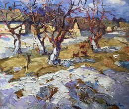 Painting, March day, Oksana Ivanyuk
