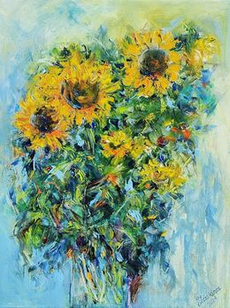 Peinture, Ukrainian flowers, Alexandra Laskina