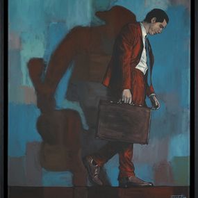 Painting, Cigale / Fourmi, Levalet