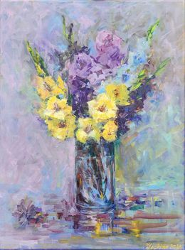 Gemälde, Gladioli, Alexandra Laskina
