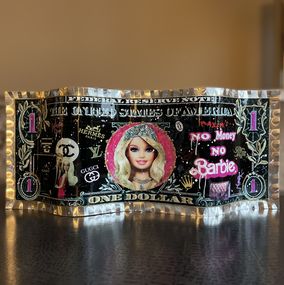 Skulpturen, Dollar Bill - Barbie, Alain Mimouni