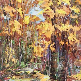 Painting, Rustling Golden Leaves, Anush Emiryan