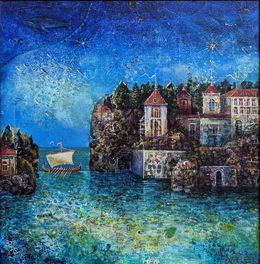 Peinture, Cycle Ancient seas' - Portal, Valeri Tsenov