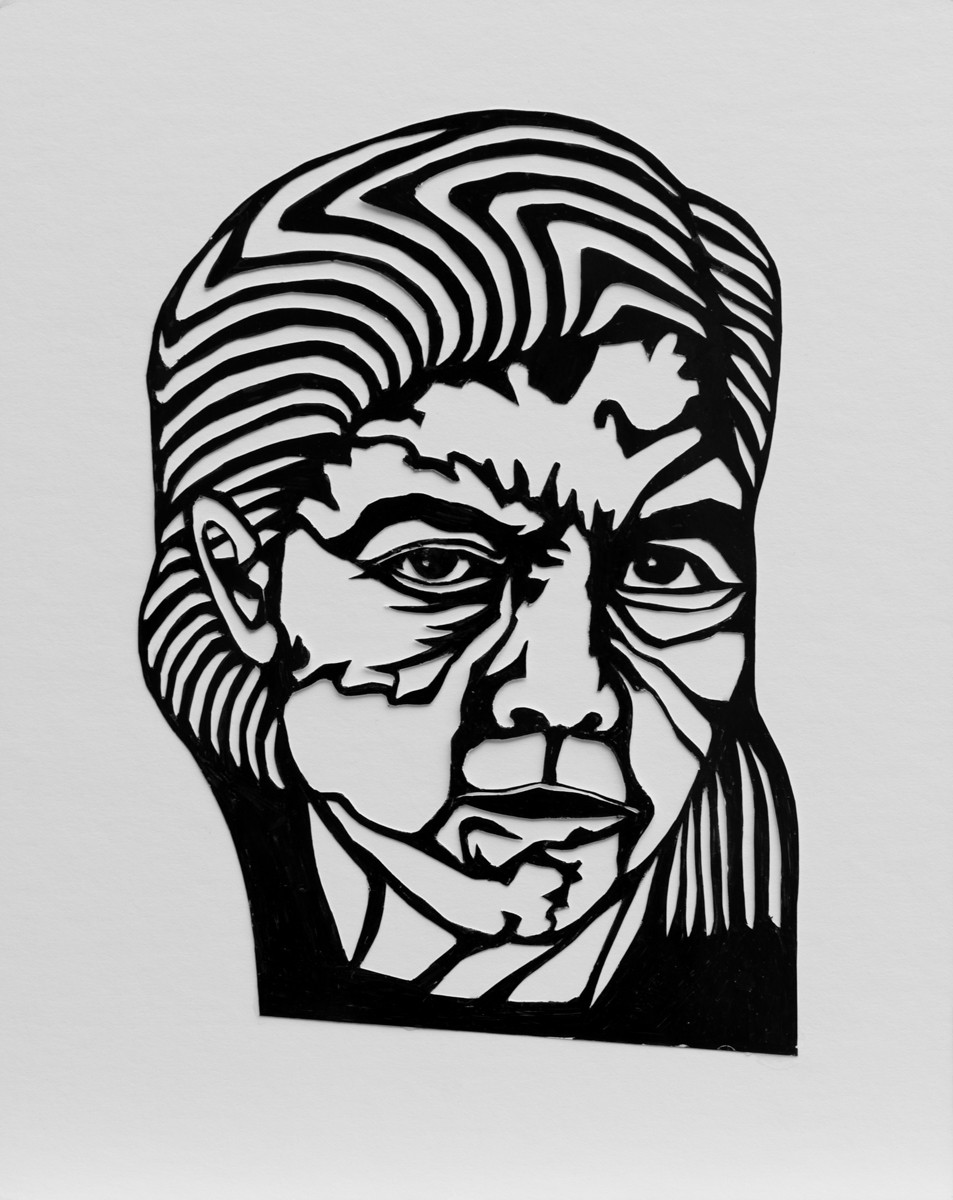 Bences, Rufina Amaya survivante et militante salvadorienne - série hommage, technique ancestrale du découpage Suisse Bences, Rufina Amaya survivante et militante salvadorienne - série hommage, technique ancestrale du découpage Suisse