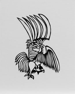 Zeichnungen, Coq à l'attaque, Bences
