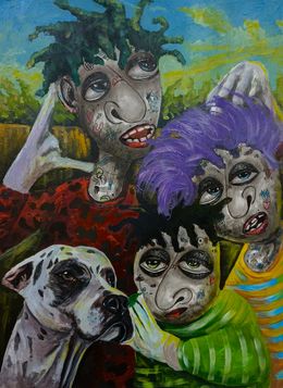 Peinture, We Dem Boz, Fredrick Idele