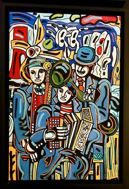 Gemälde, Hommage à Fernand Léger, Erró