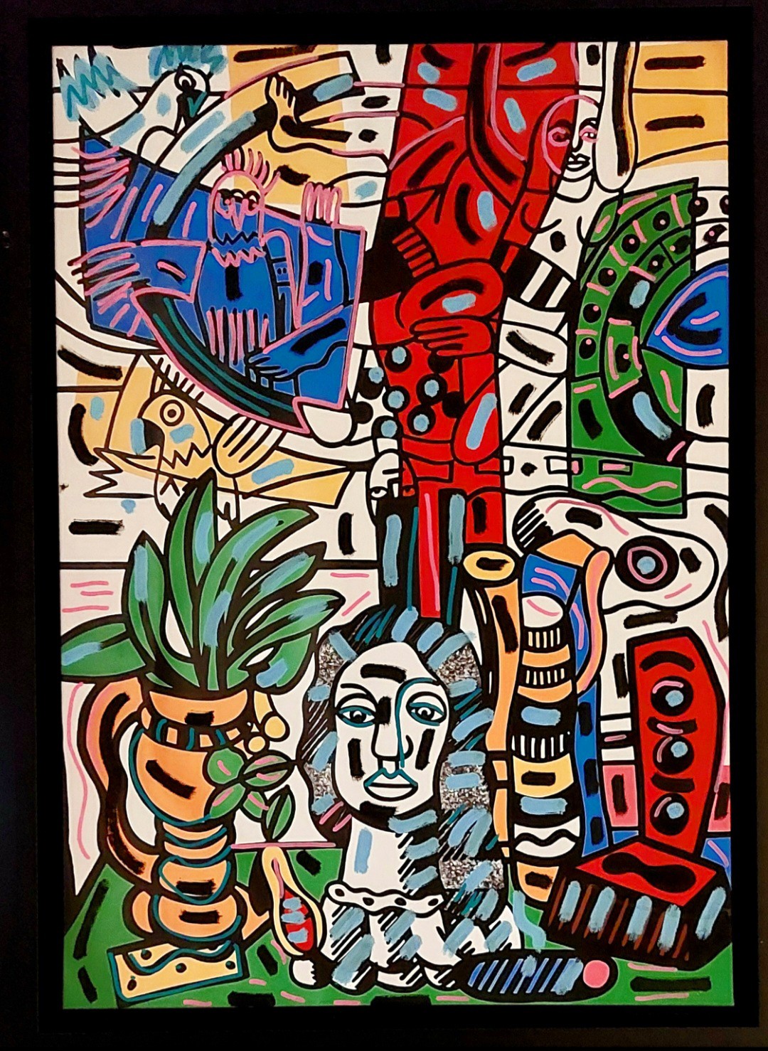 Erró, Hommage à Léger et Picasso Erró, Hommage à Léger et Picasso
