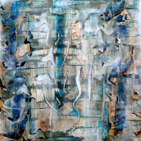 Gemälde, Sur les eaux bleues du grand canal, SLH Artiste