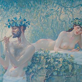 Gemälde, Flute sounds, Butkovsky Nikolai