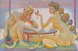 Gemälde, Circle of the sea, Butkovsky Nikolai