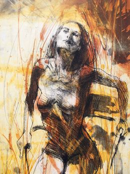 Print, Femme assise, Christophe Hohler