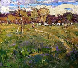 Gemälde, By the evening, Ivanyuk Oleksiy
