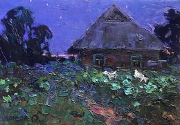 Gemälde, Late evening, Ivanyuk Oleksiy