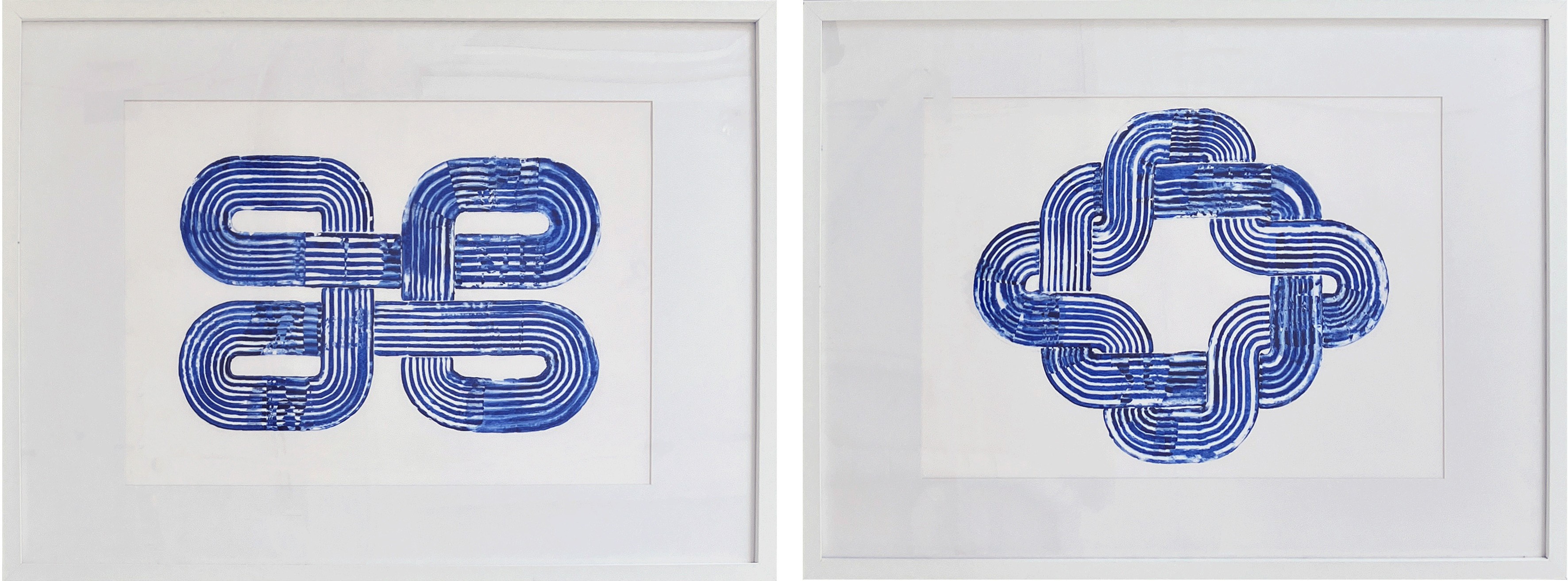 Almo, Prussian Blue Movement #5 and #3 Almo, Prussian Blue Movement #5 and #3