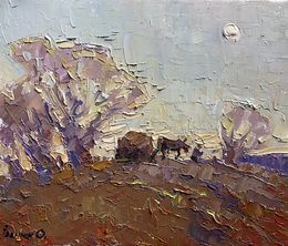 Gemälde, Morning road, Ivanyuk Oleksiy