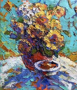 Painting, Sunflowers, Oksana Ivanyuk