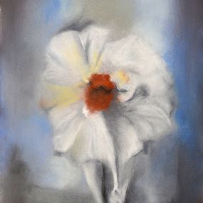 Gemälde, Orange Flower l, Kerstin Paillard