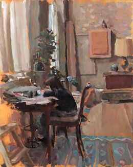 Peinture, Au bureau, Marc Dailly