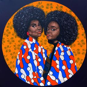 Gemälde, Sisterhood 1 (Love and Strength), Oyeleye Feranmi