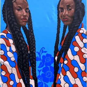 Gemälde, Sisterhood 2 (Love and Strength), Oyeleye Feranmi
