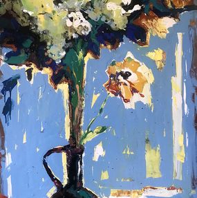 Peinture, Morning flowers, Oksana Ivanyuk