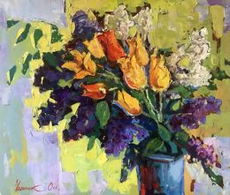 Painting, Lilac, Oksana Ivanyuk