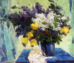 Painting, Morning lilac, Oksana Ivanyuk