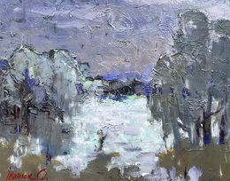 Painting, Nightfall, Ivanyuk Oleksiy