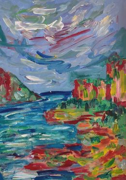 Painting, My lovely place to be, Natalya Mougenot