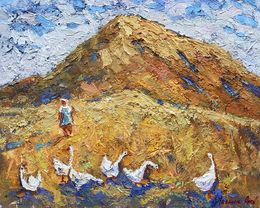 Painting, Straw, Oksana Ivanyuk