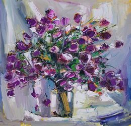 Painting, Purple Elegance, Vlas Ayvazyan