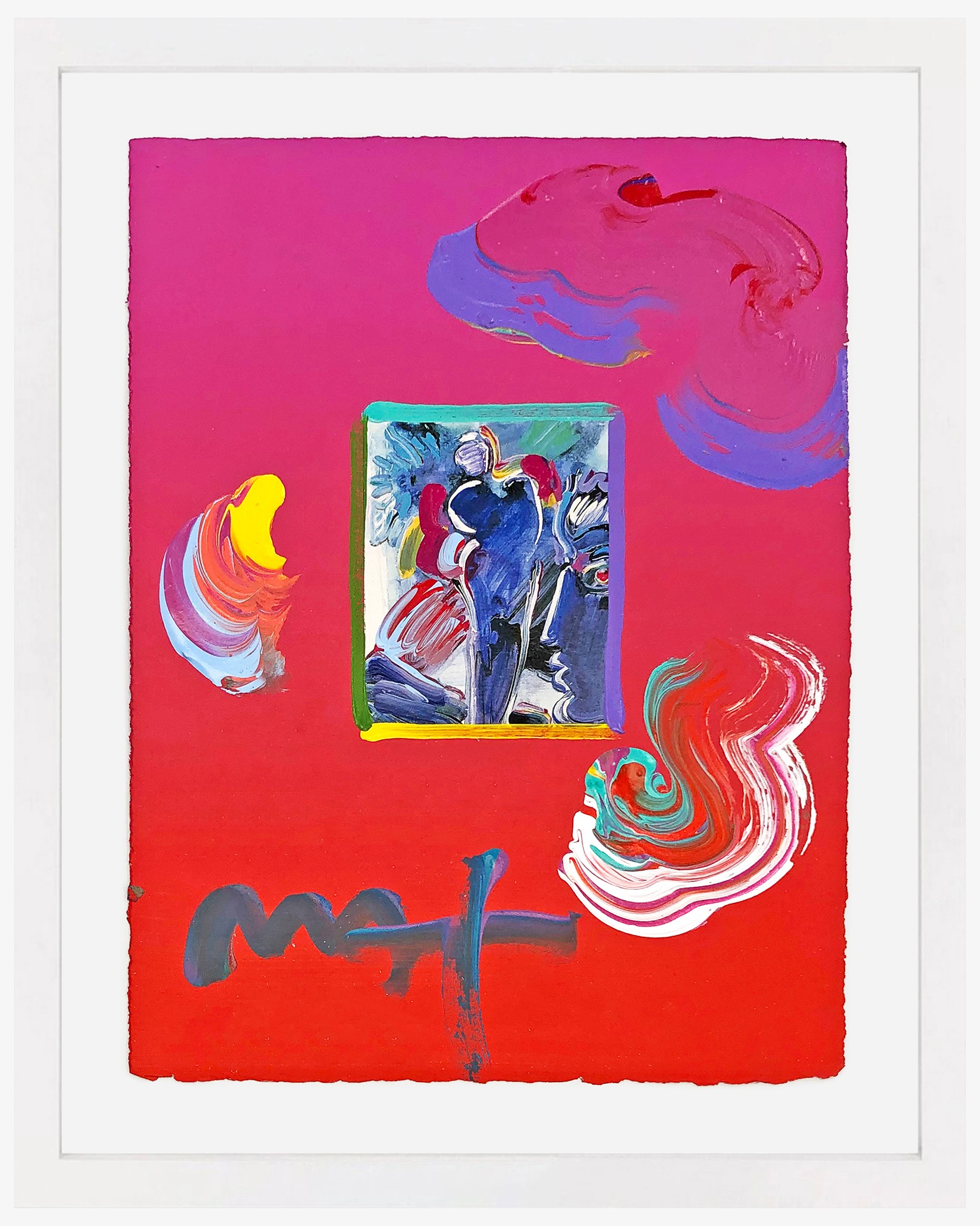 Peter Max, Statue Overpaint Peter Max, Statue Overpaint