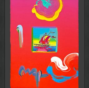 Painting, Sailboat II, Peter Max