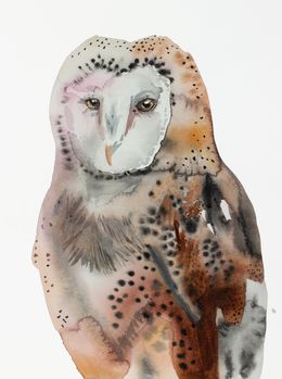 Painting, Barn Owl No. 8, Elizabeth Becker