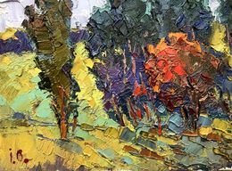Painting, Viburnum bush, Ivanyuk Oleksiy